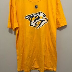 Nashville Predators Yellow Short Sleeve Tee
